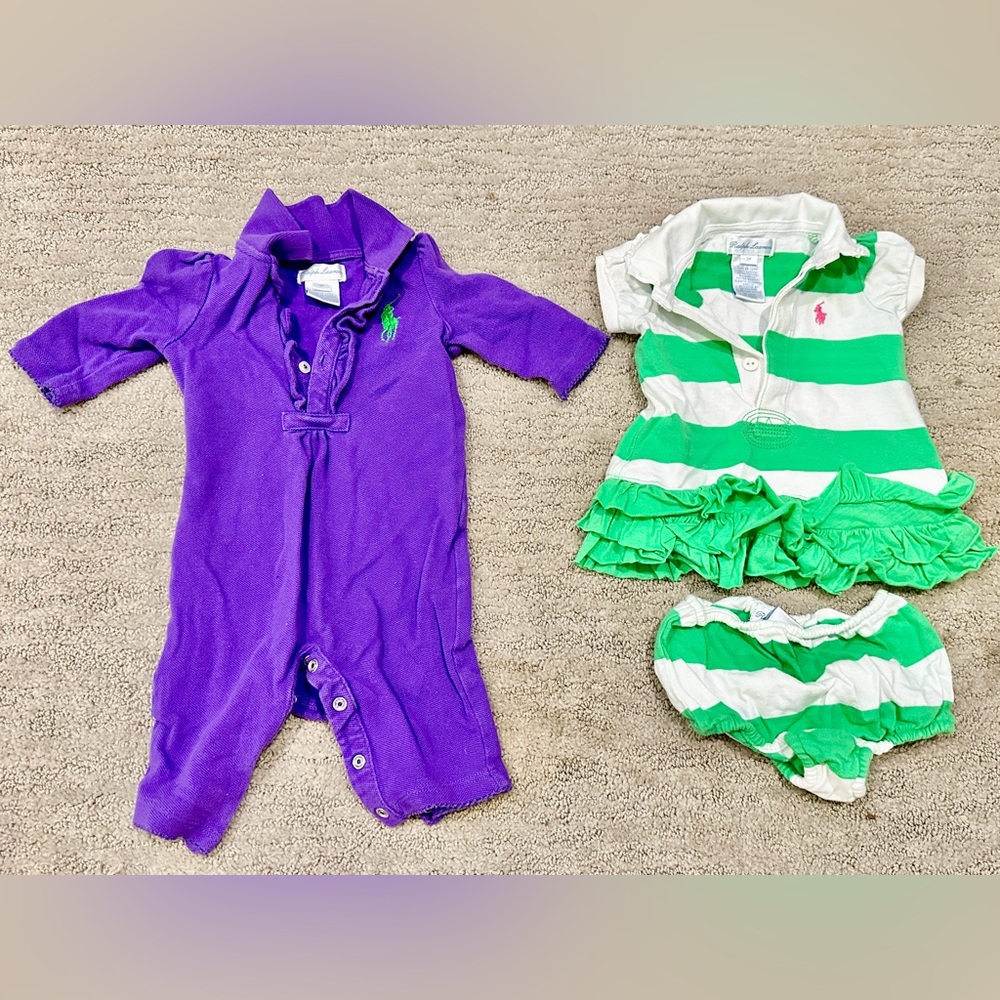 Ralph Lauren Girl Bundle 0-3 Month